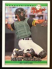 Henry Mercedes #78 Baseball Cards 1992 Panini Donruss Rookies Prices