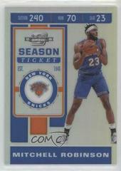 Mitchell Robinson [Silver] #5 Basketball Cards 2019 Panini Contenders Optic Prices