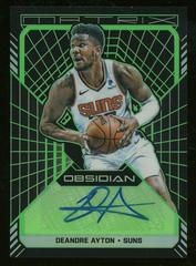 Deandre Ayton [Green] #MA-DAY Basketball Cards 2018 Panini Obsidian Matrix Autographs Prices