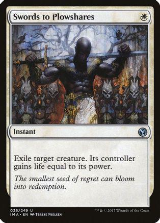 Swords to Plowshares [Foil] Magic Iconic Masters