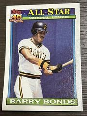 Barry Bonds [All Star] #401 Baseball Cards 1991 Topps Tiffany Prices