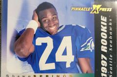 Shawn Springs Football Cards 1997 Pinnacle X Press Prices