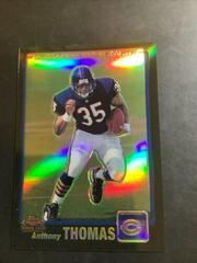 Anthony Thomas [Black Refractor] #279 Football Cards 2001 Topps Chrome Prices