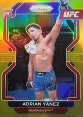 Adrian Yanez [Gold Shimmer] #107 Ufc Cards 2022 Panini Prizm UFC Prices