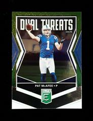 Pat McAfee #DT-10 Football Cards 2019 Donruss Elite Dual Threats Prices