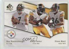 Ben Roethlisberger, Hines Ward, Willie Parker #191 Football Cards 2009 SP Authentic Prices