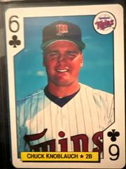 Chuck Knoblauch [6 of Clubs] Baseball Cards 1992 U.S. Playing Card All Stars Prices