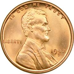 1942 D Coins Lincoln Wheat Penny Prices