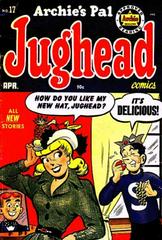 Archie's Pal Jughead #17 (1953) Comic Books Archie's Pal Jughead Prices