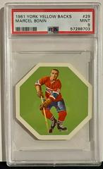 Marcel Bonin #29 Hockey Cards 1961 York Yellow Backs Prices