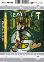 Ray Allen #91 Basketball Cards 2003 Fleer Authentix Prices
