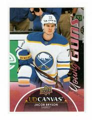 Jacob Bryson #C101 Hockey Cards 2021 Upper Deck UD Canvas Prices