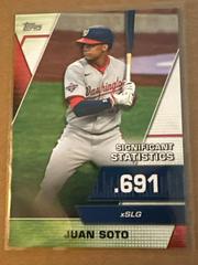 Juan Soto Baseball Cards 2021 Topps Significant Statistics Prices
