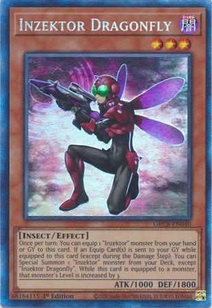 Inzektor Dragonfly [Collector's Rare] | Graded 8 | YuGiOh The Grand ...