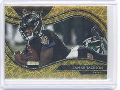 Lamar Jackson [Gold Prizm] Football Cards 2020 Panini Select Snapshots Prices