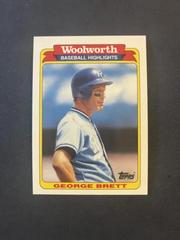 George Brett Baseball Cards 1990 Woolworth Prices