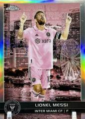Lionel Messi #BCS-7 Soccer Cards 2023 Topps Chrome MLS Big City Strikers Prices
