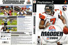Slip Cover Scan By Canadian Brick Cafe | Madden 2004 Playstation 2