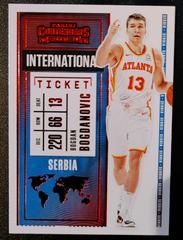 Bogdan Bogdanovic [Red Ticket] #26 Basketball Cards 2020 Panini Contenders International Prices