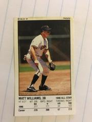 Matt Williams #76 Baseball Cards 1991 Panini Stickers Prices