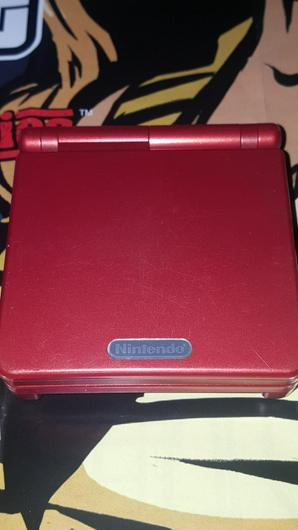 Red Gameboy Advance SP photo