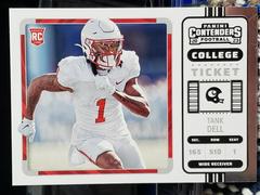Tank Dell #17 Football Cards 2023 Panini Chronicles Draft Picks Contenders College Ticket Prices