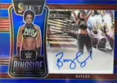 Bayley [Blue Prizm] #RA-BLY Wrestling Cards 2022 Panini Select WWE Ringside Action Signatures Prices