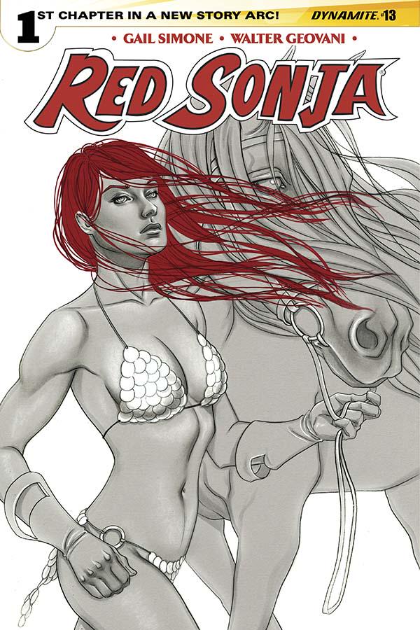 Red Sonja [Sketch Frison] #13 (2014) Comic Books Red Sonja