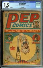 Pep Comics #50 (1944) Comic Books PEP Comics Prices
