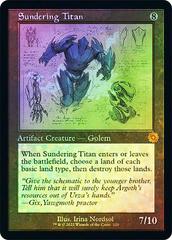 Sundering Titan [Schematic Foil] Magic Brother's War Retro Artifacts Prices