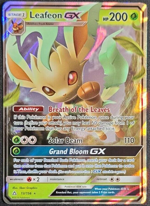 Leafeon GX #13 Prices | Pokemon Ultra Prism | Pokemon Cards