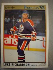 Luke Richardson #46 Hockey Cards 1992 O-Pee-Chee Premier Prices