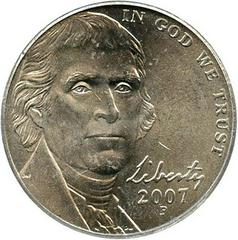 2007 P [SMS] Coins Jefferson Nickel Prices