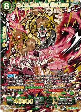 Great Ape Masked Saiyan, Primal Carnage BT10-152 Dragon Ball Super Rise of the Unison Warrior