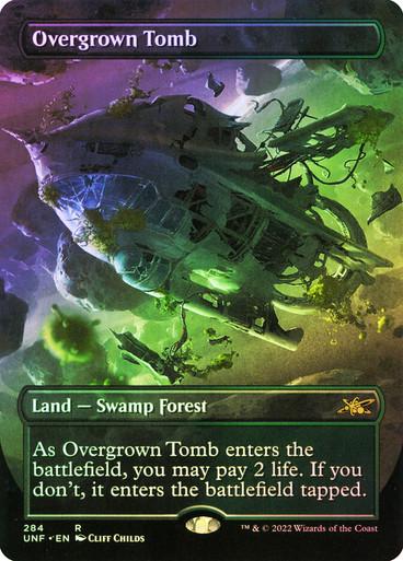 Overgrown Tomb [Borderless Foil] #284 Magic Unfinity