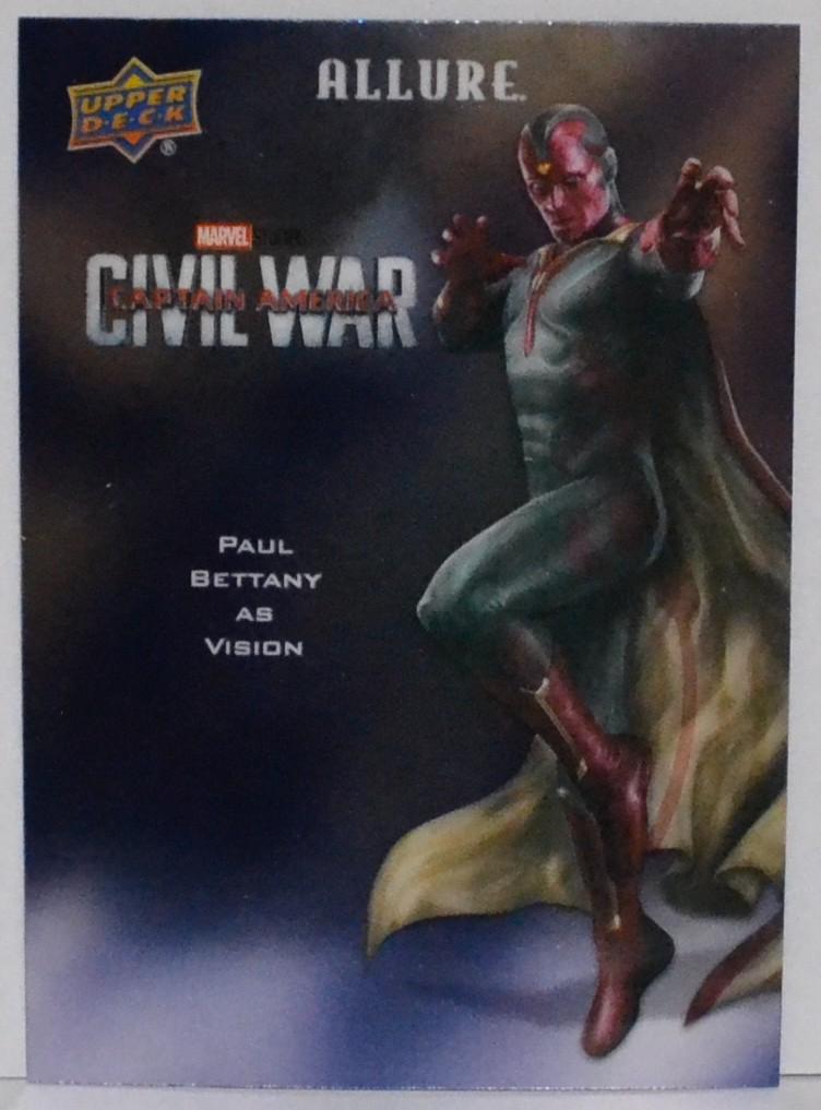 Paul Bettany As Vision #CP-13 Marvel 2022 Allure Character Posters