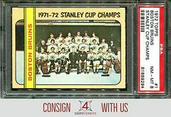 Boston Bruins [Stanley Cup Champs] Hockey Cards 1972 Topps Prices