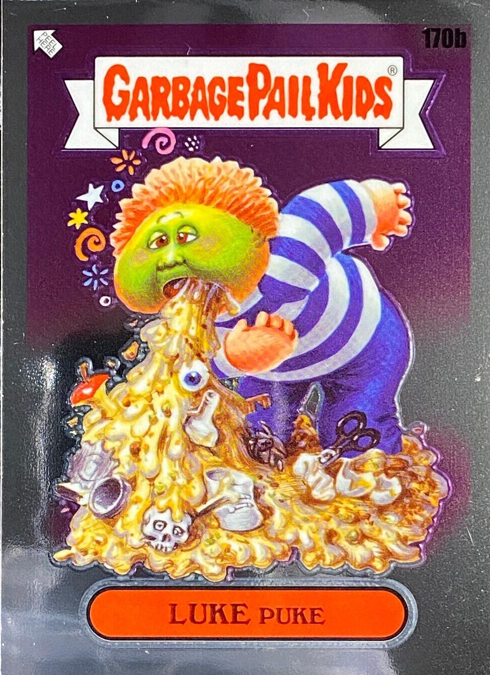 LUKE Puke #170b 2022 Garbage Pail Kids Chrome