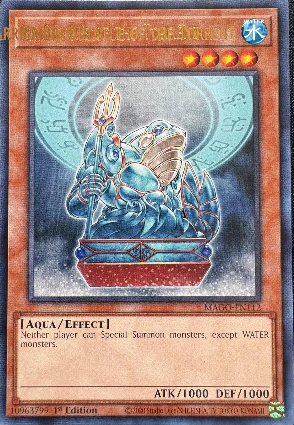 Barrier Statue Of The Torrent [Misprint] MAGO-EN112 YuGiOh Maximum Gold