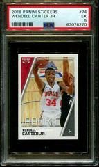 Wendell Carter Jr. Basketball Cards 2018 Panini Stickers Prices