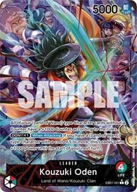 Kouzuki Oden [Alternate Art] EB01-001 One Piece Extra Booster Memorial Collection