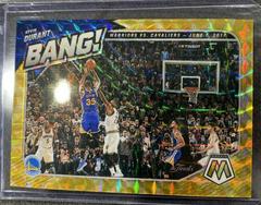 Kevin Durant [Reactive Yellow] Basketball Cards 2020 Panini Mosaic Bang Prices