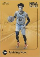JA Morant #12 Basketball Cards 2019 Panini Hoops Arriving Now Prices