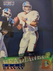 John Elway [Headliners] Football Cards 1996 Pro Line Prices
