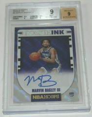 Marvin Bagley III Basketball Cards 2018 Panini Hoops Rookie Ink Prices