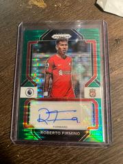 Roberto Firmino [Green Pulsar] Soccer Cards 2022 Panini Prizm Premier League Signatures Prices