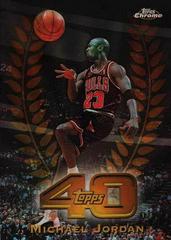 Michael Jordan [Refractor] Basketball Cards 1997 Topps Chrome Topps 40 Prices