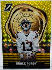 Brock Purdy [Gold] #4 Football Cards 2023 Panini Zenith Zeal of Approval Prices