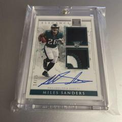 Miles Sanders [Helmet, Patch Autograph Nameplate] #125 Football Cards 2019 Panini Impeccable Prices