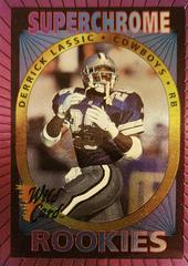 Derrick Lassic #18 Football Cards 1993 Wild Card Superchrome Rookies Prices